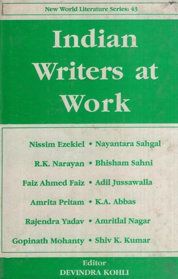 Indian Writers at Work (An Old and Rare Book)