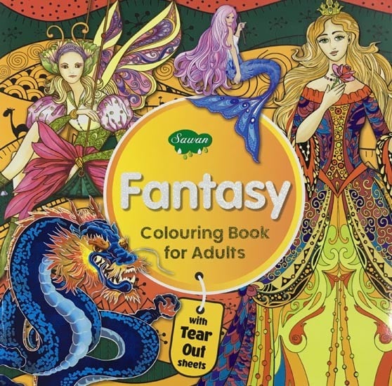 Colouring Book for Adults: Fantasy (With Tear Out Sheets)