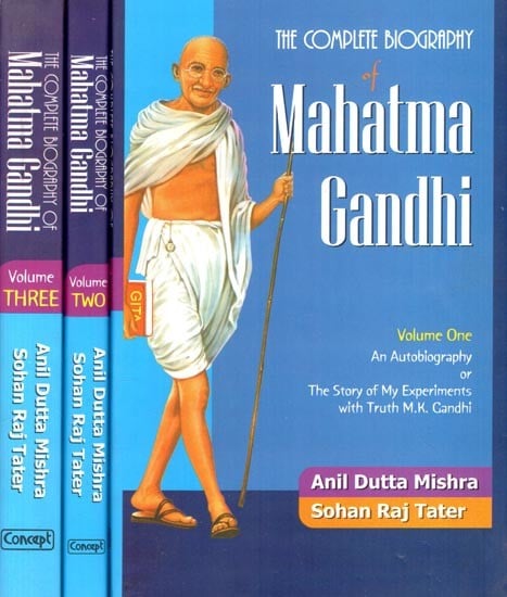 Complete Biography of Mahatma Gandhi  (Set of 3 Volumes)
