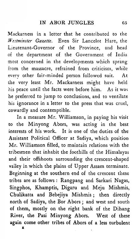 In Abor Jungles of North East India- Being an Account of the Abor ...