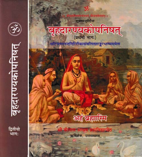 बृहदारण्यकोपनिषत्: Brihadaranyaka Upanishad with Commentaries by Shankaracharya and Anandagiri (Set of 2 Volumes)