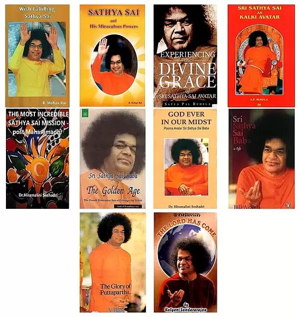 Books on Sathya Sai Baba (Set of 10 Books)