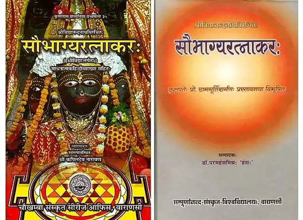 सौभाग्यरत्नाकर: Saubhagya Ratnakar (Set of 2 Books)