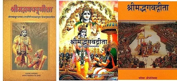 गीता की वेदान्तपरक प्राचीन टीकाएँ (Set of 3 Books)