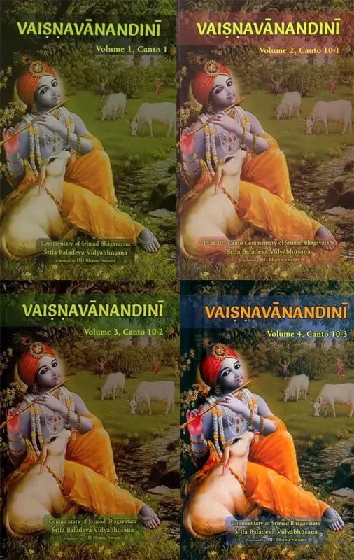 Vaisnavanandini Commentary on Srimad Bhagavatam (Canto 10 Set 4 Volumes)