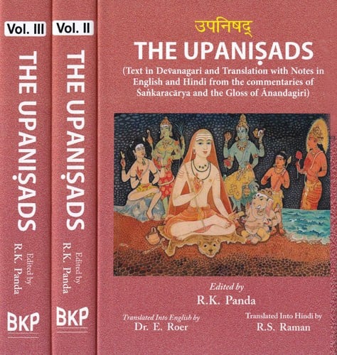 The Upanisads (Text in Devanagari and Translation with Notes in English and Hindi from the Commentaries of Sankaracarya and the Gloss of Anandagiri) Set of 3 Volumes