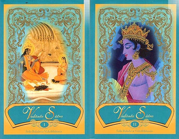 Vedanta Sutra with the Commentary of Baladeva Vidyabhushana (Set of 2 Volumes)