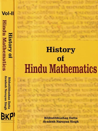 History of Hindu Mathematics (Set of 2 Volumes)
