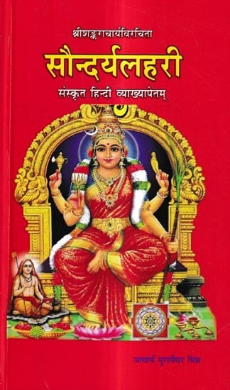 सौन्दर्यलहरी संस्कृत-हिन्दी व्याख्यापेतम्: Saundarya Lahari with Sanskrit-Hindi Explanation