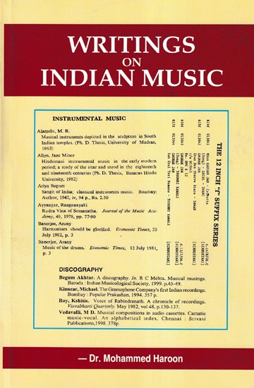 Writings on Indian Music