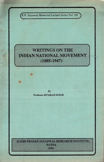 Writings on The Indian National Movement 1885-1947 (An Old and Rare Book)