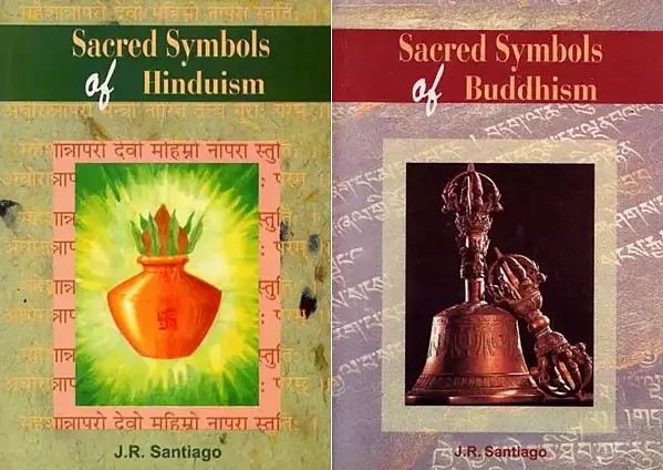 Sacred Symbols of Hinduism and Buddhism (Set of 2 Books)