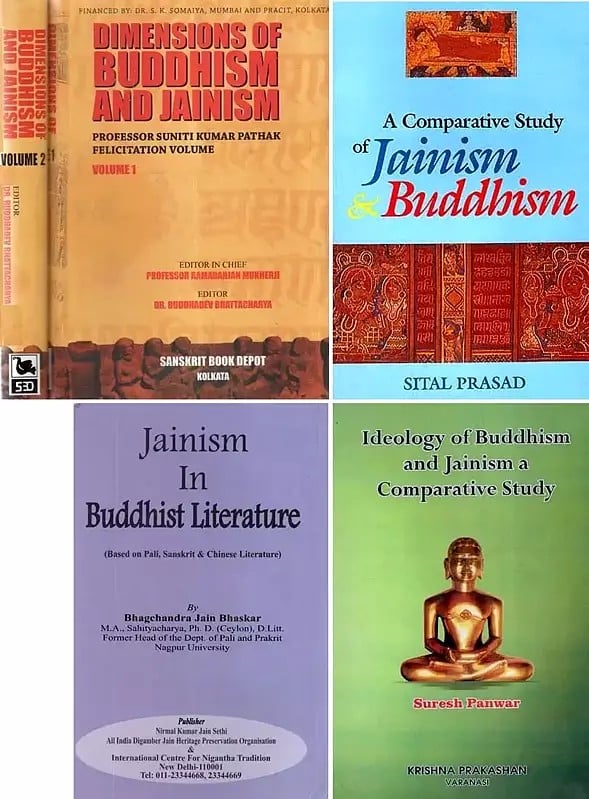 Buddhism and Jainism: A Comparative Study (Set of 4 Titles)