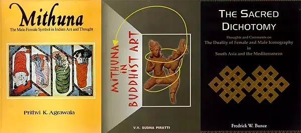 Mithuna (The Male-Female Symbol in Indian Art)- Set of 3 Books