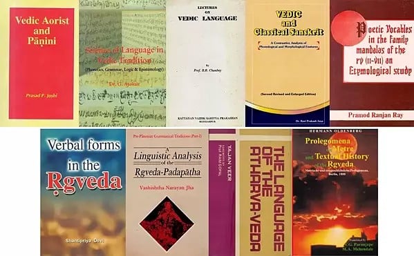 Advanced Studies in Vedic Language and  Linguistics (Set of 9 Books)