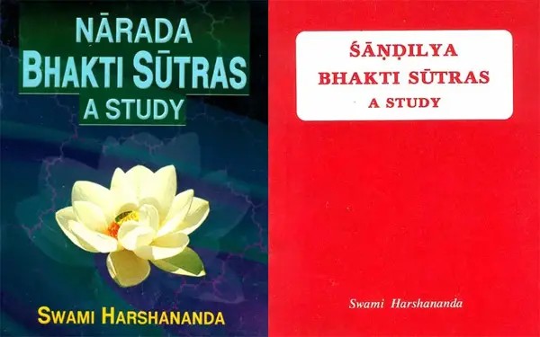A Study of the Two Bhakti Sutras (Set of Two Small Booklets)