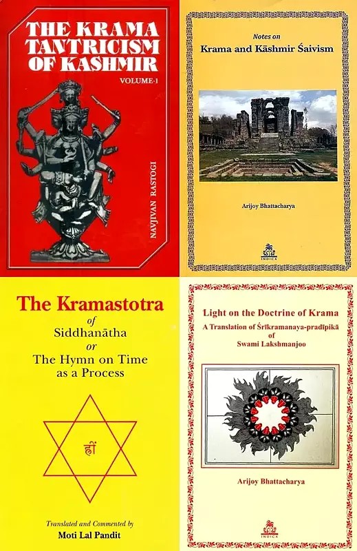 Krama and Kashmir Saivism (Set of 4 Books)