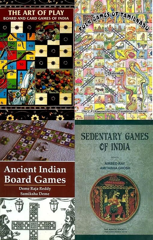 Traditional Board Games of India (Set of 4 Books)