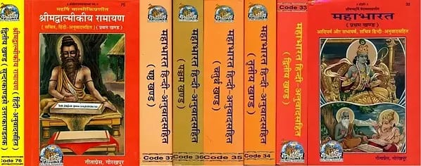 भारत का इतिहास (Ramayana and Mahabharata, Set of 2 Titles)