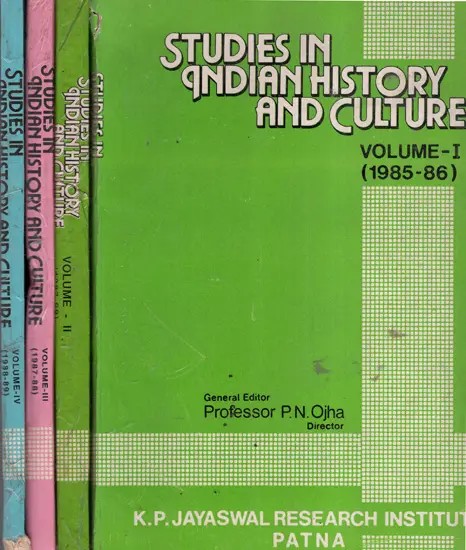 Studies in Indian History and Culture- (1985 to 1989) (Set of 4 Volumes) (An Old and Rare Book)