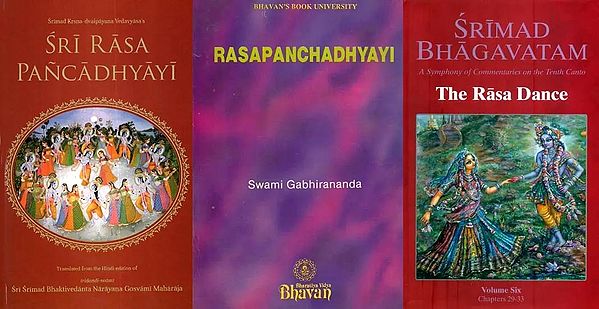Krishna's Rasa Dance in the Srimad Bhagavatam (Set of 3 Books)