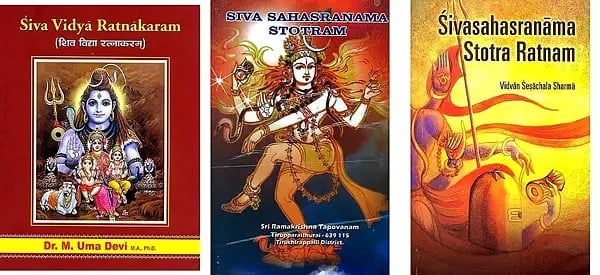 Two Commentaries on Siva Sahasranama (Thousand Names of Lord Shiva)