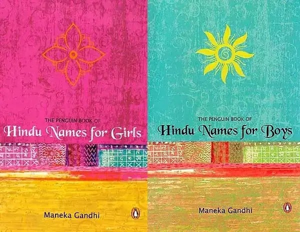 Hindu Names for Girls and Boys (Set of 2 Books)