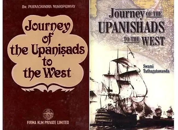 Journey of the Upanishads to the West (Set of 2 Books)