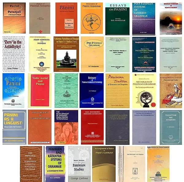 Studies on Panini in English (Set of 38 Books)