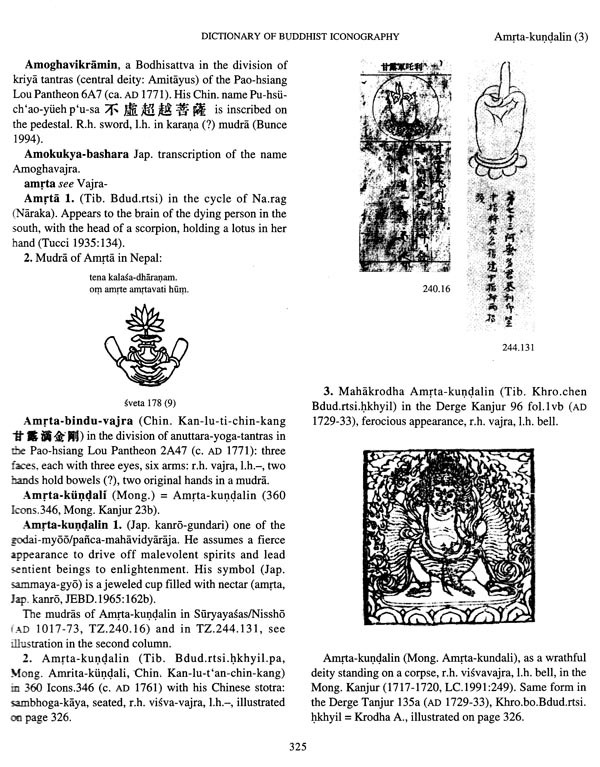 Dictionary of Buddhist Iconography Volume2 (Amoghavikramin Bzod.par