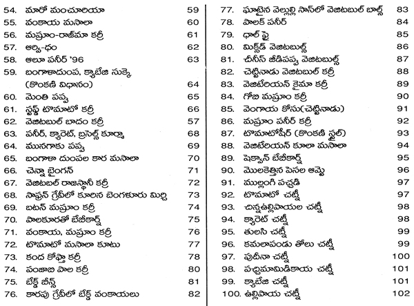 Ruchi Gala Masala Kooralu (telugu) 