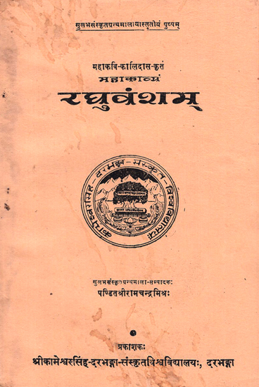 रघुवंशम्- Raghuvansam (An Old and Rare Book)