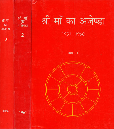 श्री माँ का अजेण्डा - The Mother's Agenda (Set of Three Volumes)