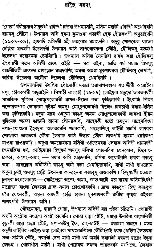 gora novel in bengali