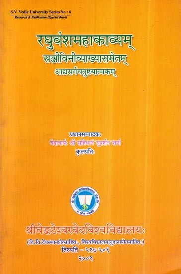 रघुवंशमहाकाव्यम्- Raghuvansh Mahakavyam (Sanjivini Vyakhyasametam)