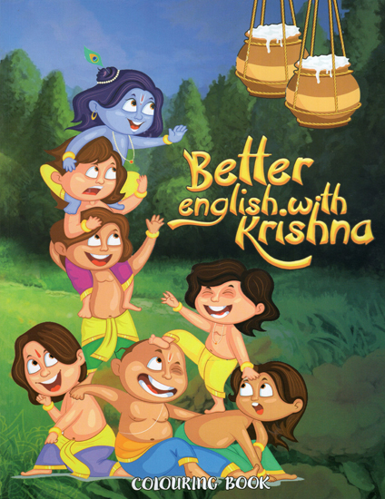 Better English With Krishna (Colouring Book)