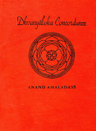 Dhvanyaloka Concordance (An Old and Rare Book)