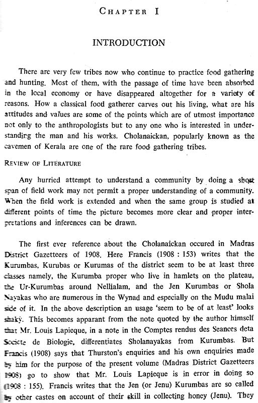 The Cholanaickan of Kerala (An Old and Rare Book) | Exotic India Art