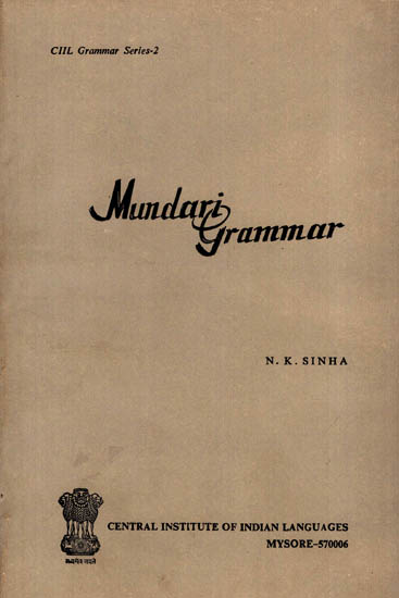 Mundari Grammar (An Old and Rare Book)