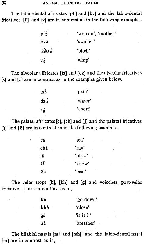 Angami Phonetic Reader (An Old and Rare Book) | Exotic India Art