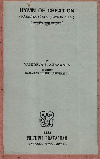 Hymn of Creation (Nasadiya Sukta, Rigveda X.129) - An Old and Rare Book