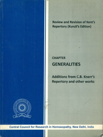 Generalities- Additions from C.B. Knerr's Repertory and Other Works
