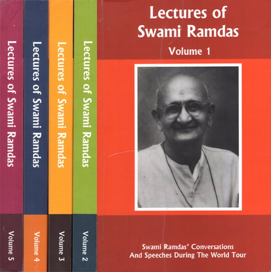 Lectures of Swami Ramdas- Swami Ramdas Conversations and Speeches During the World Tour (Set of 5 Volumes)