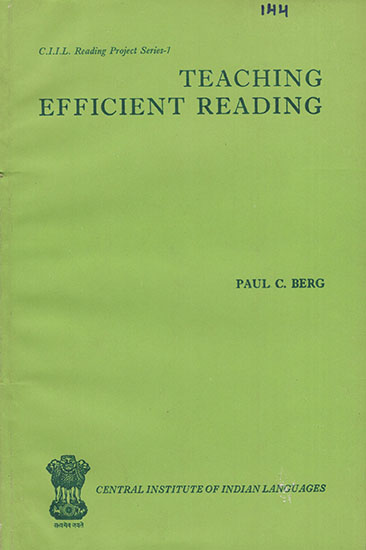 Teaching Efficient Reading (An Old and Rare Book)