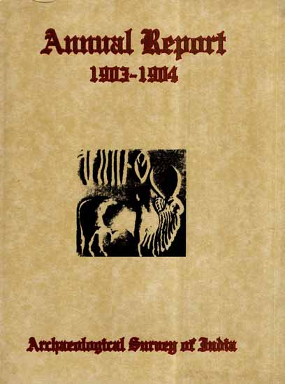 Annual Report of Archaeological Survey of India- 1903-04 (An Old and Rare Book)