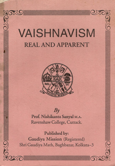 Vaishnavism- Real and Apparent (An Old and Rare Book)