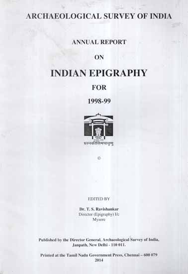 Annual Report on Indian Epigraphy For 1998-99