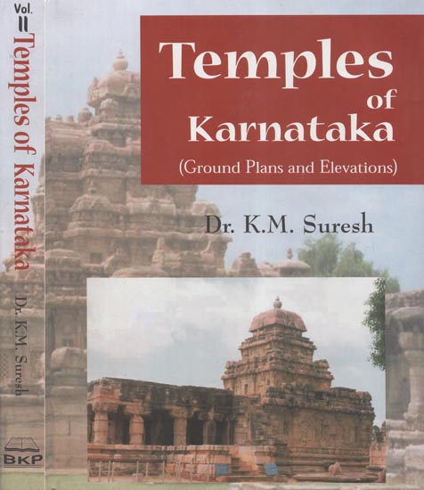 Temples of Karnataka- Ground Plans and Elevations (Set of Two Volumes)