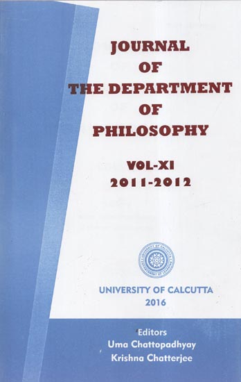Journal of the Department of Philosophy: Vol- XI (2011-2012)