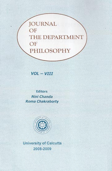 Journal of the Department of Philosophy: Vol- VIII (2008-2009)